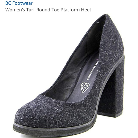 SOLD OUT BC Footwear Turf Pump Heel work block - Picture 1 of 8